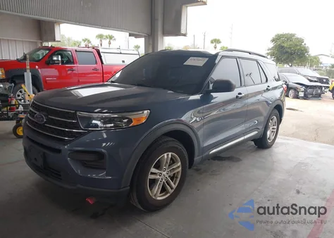 2021 Ford Explorer Xlt z USA, uszkodzony, nr VIN 1FMSK7DHXMGA57083